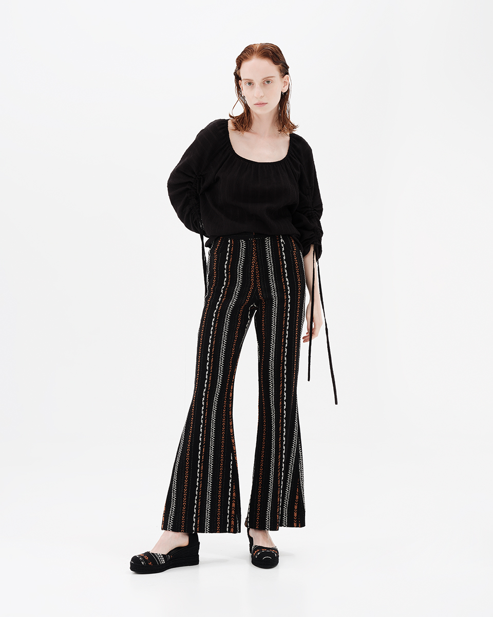 Cotton:On flared trousers in black