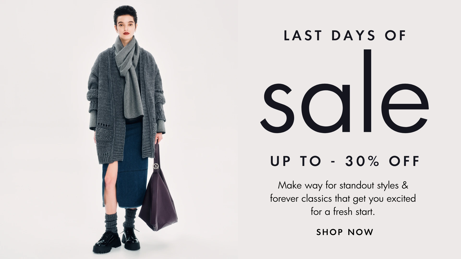 sale UP TO - 30� OFF