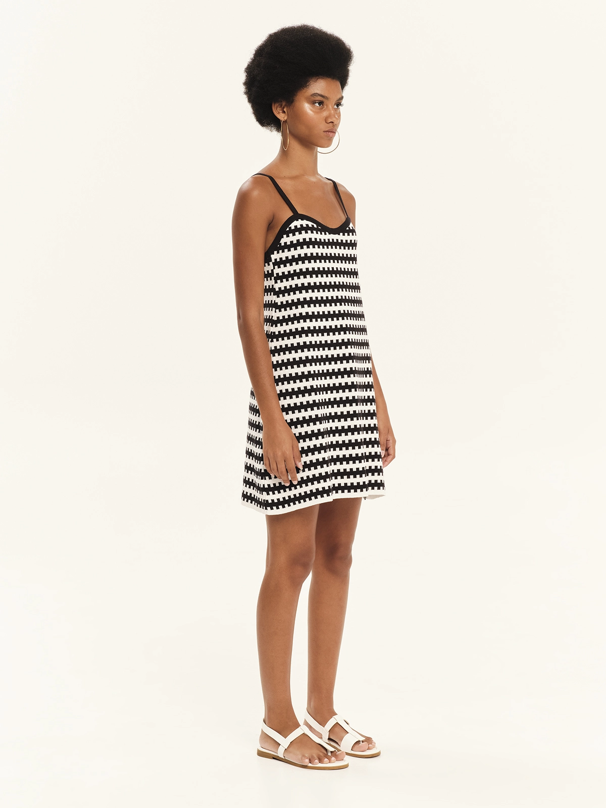 KOURBELA_Dress_S26229_ WhiteBlack_2