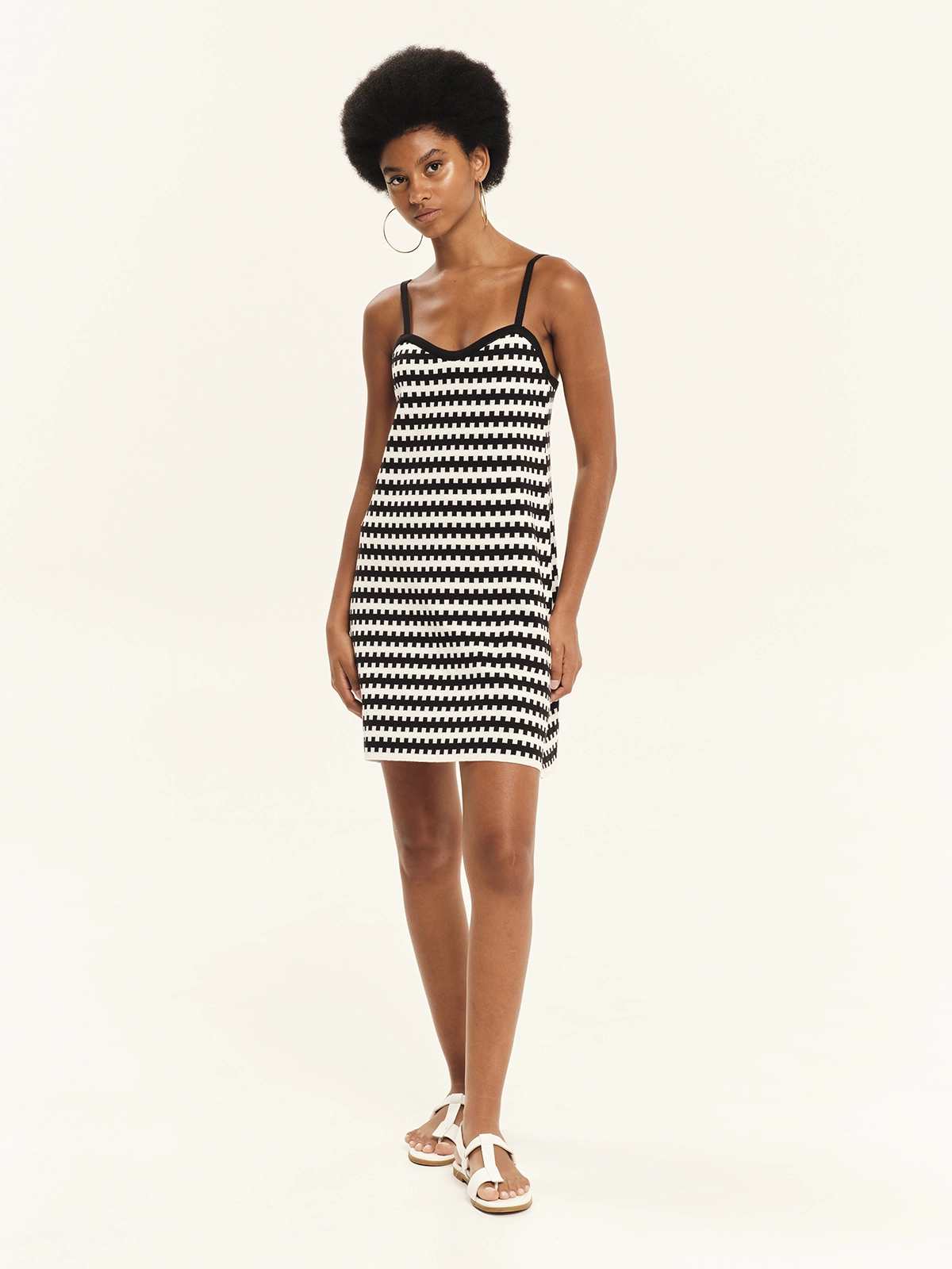 KOURBELA_Dress_S26229_ WhiteBlack_4