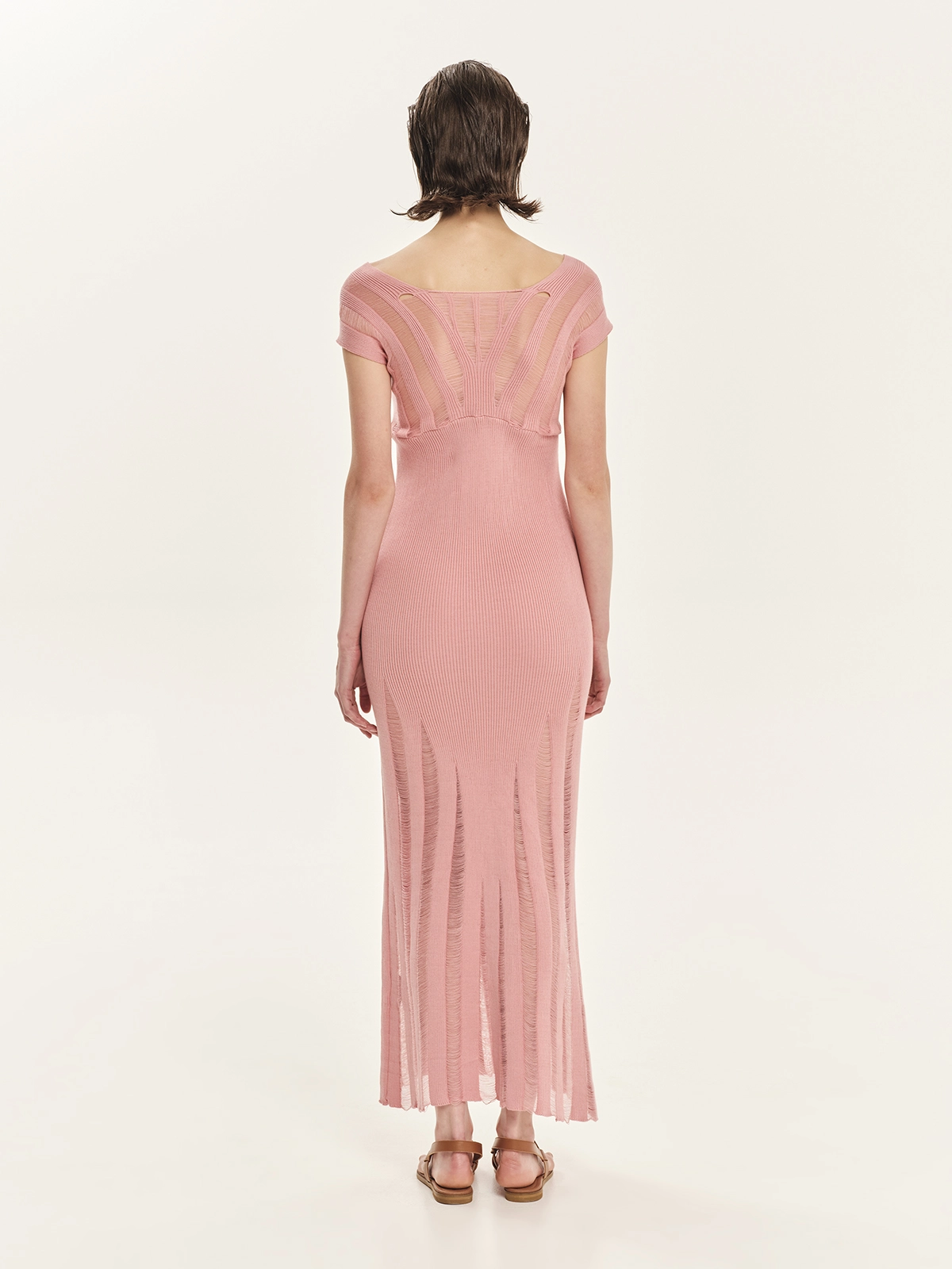 KOURBELA_Knit Dress_S26210_Pink_3