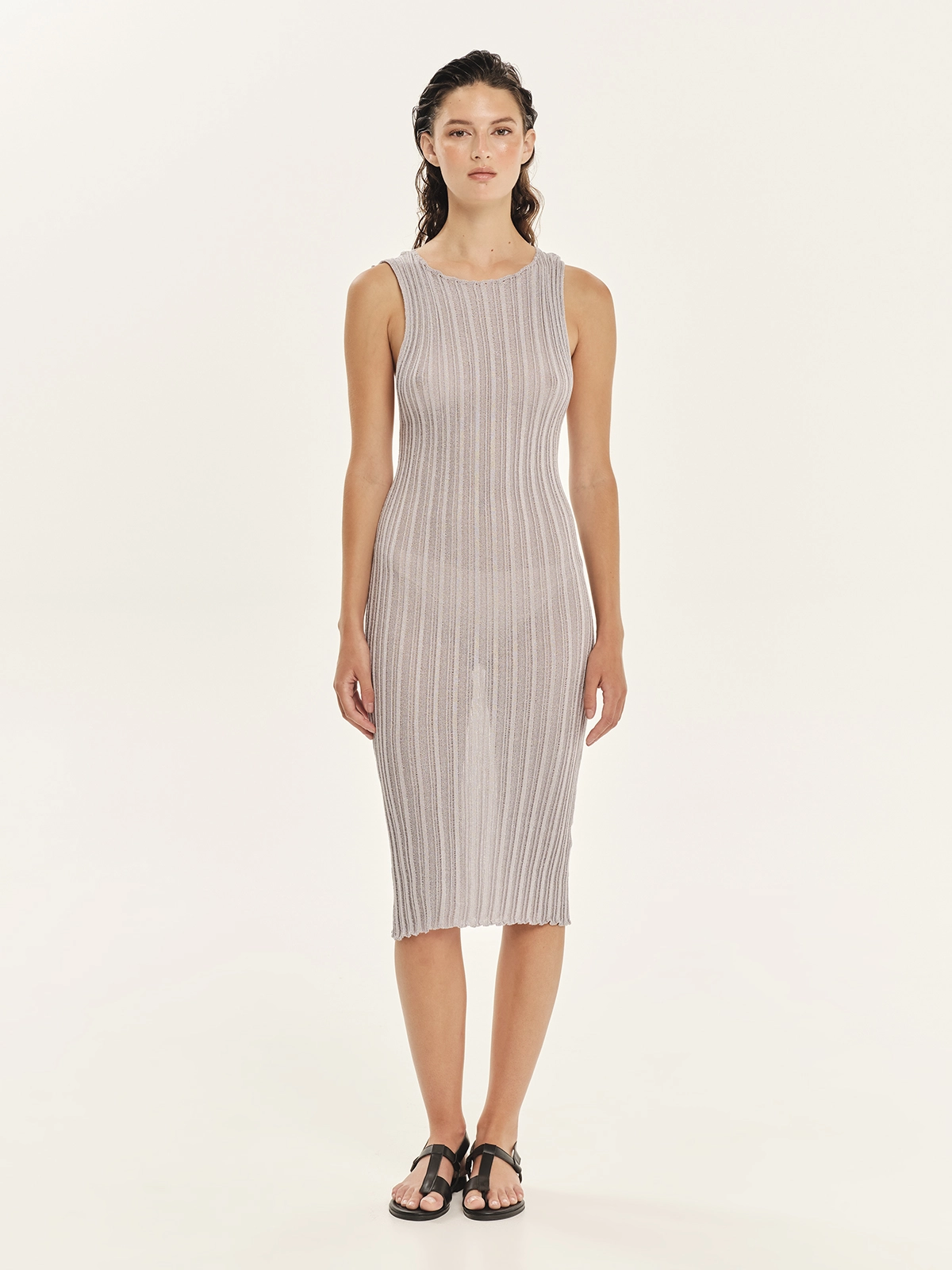 KOURBELA_KnitDress_S26283_Grey_4