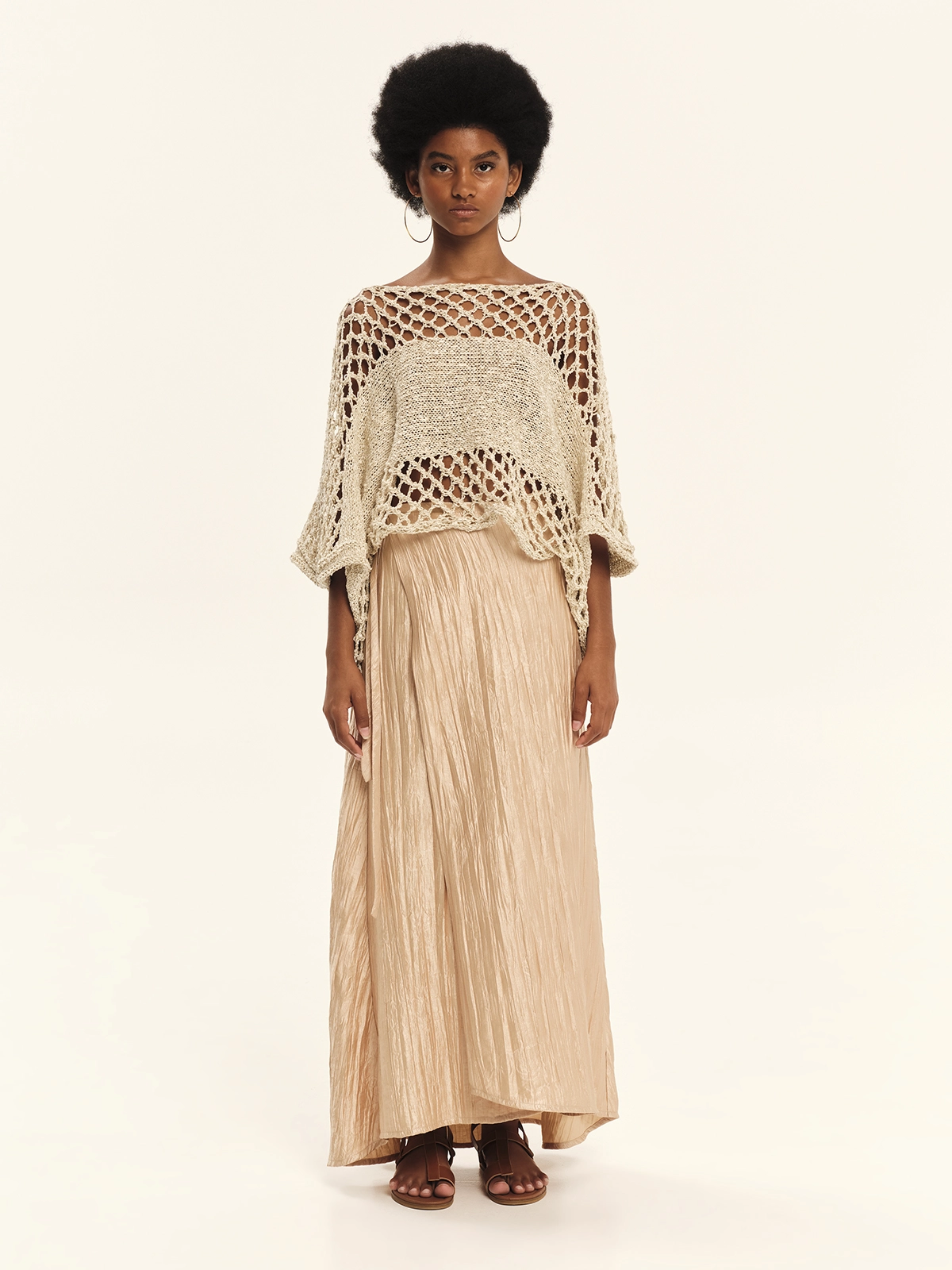 KOURBELA_KnitTop_S26264 & Skirt_S26336_Ecru_1