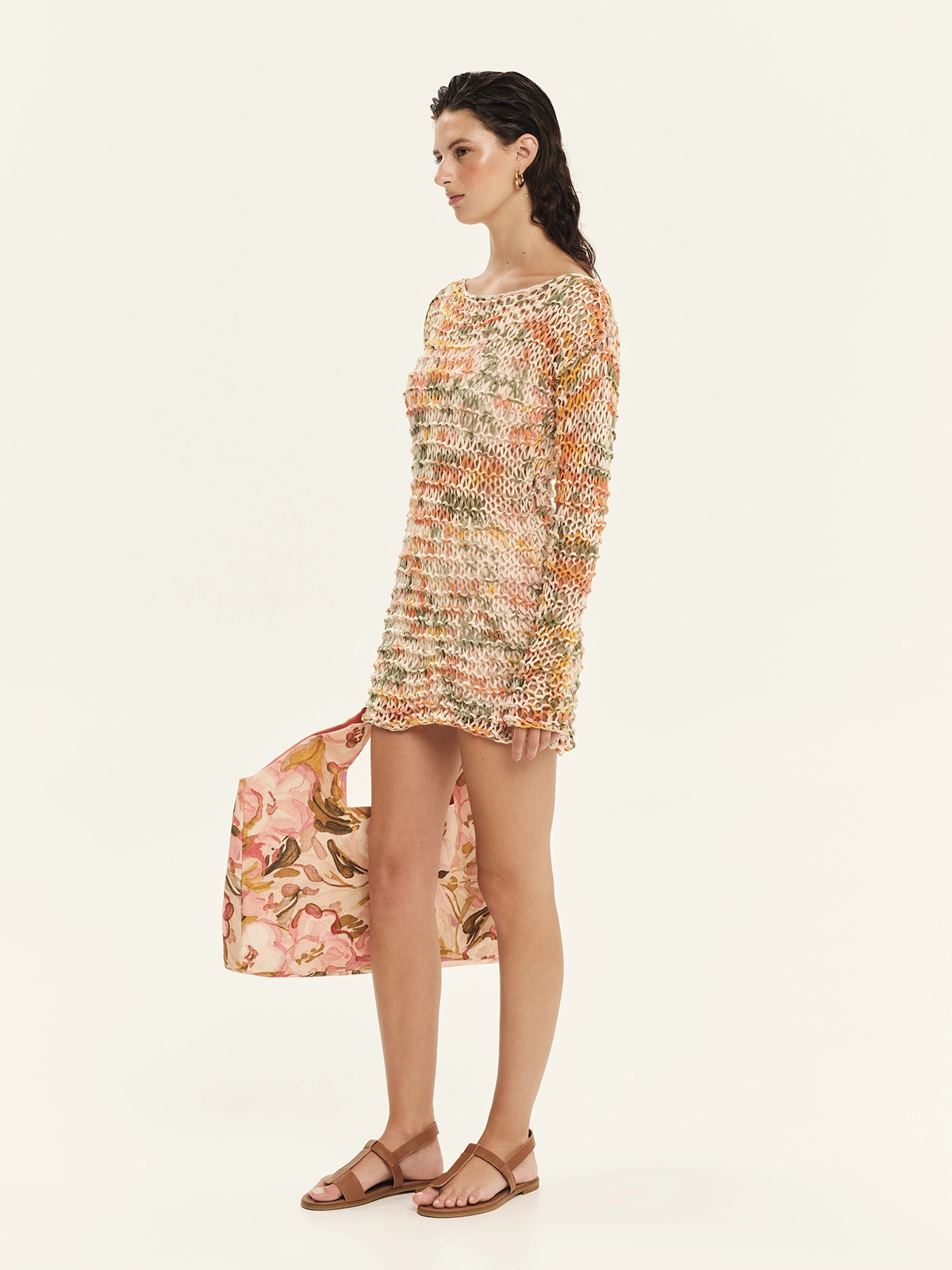 KOURBELA_Dress_S26291_RoseOrange_2