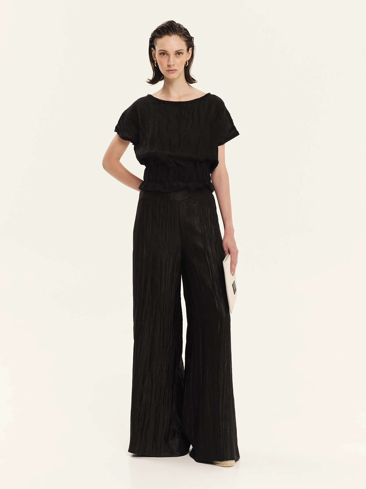 KOURBELA_Top_S26343 & Trousers_S26347_Black_3