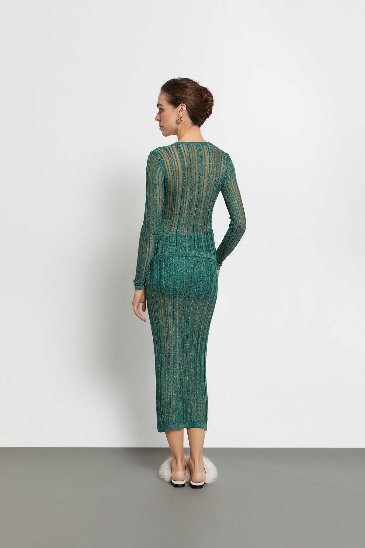 KOURBELA_W26958_Skirt & W26959_Blouse_Green_2