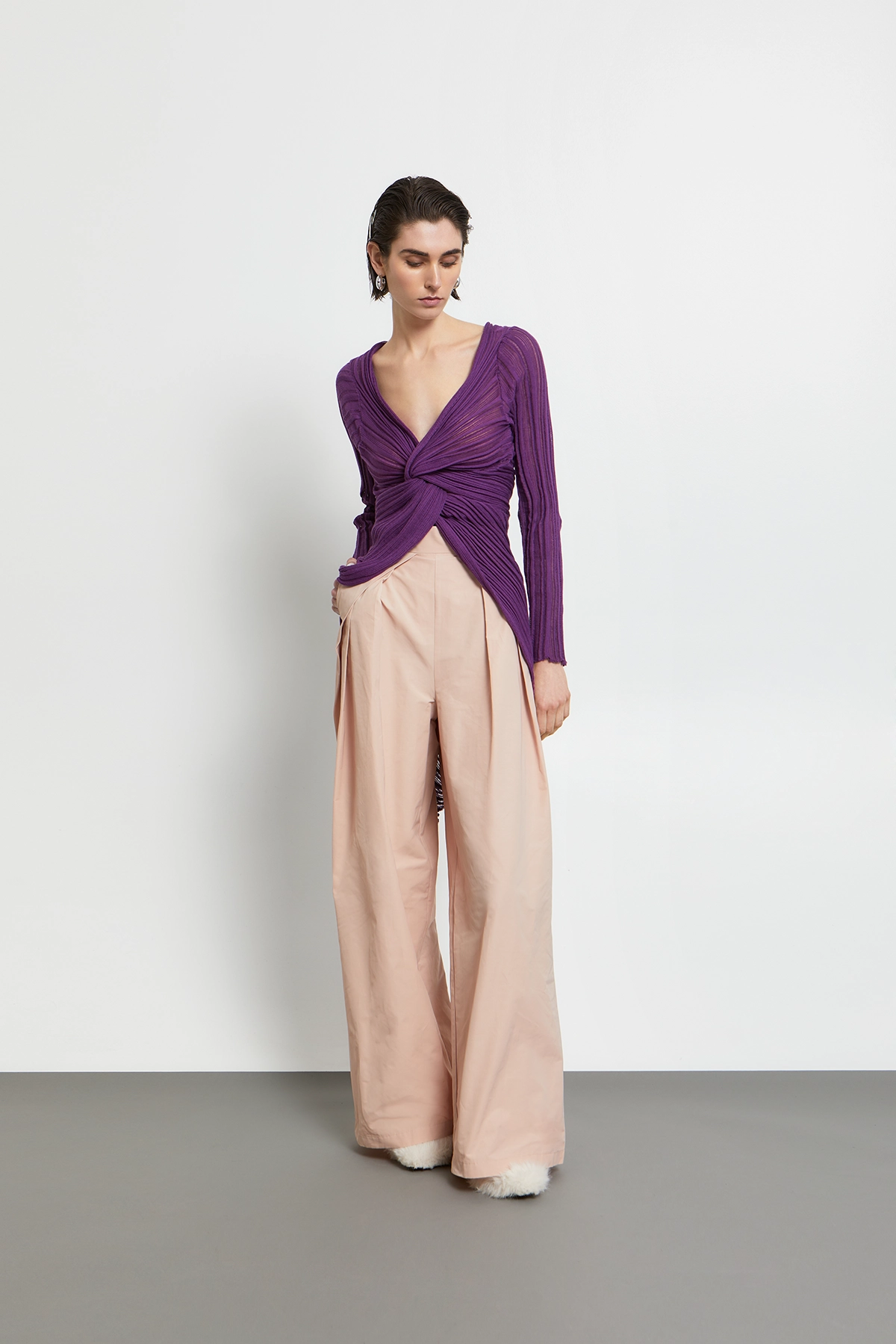 KOURBELA_Cardigan_2550_Purple_1