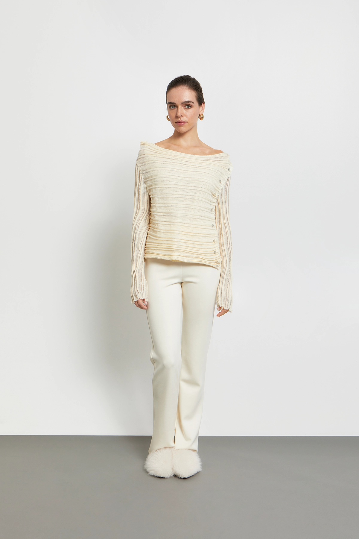 KOURBELA_Cardigan_5001_Ecru_1