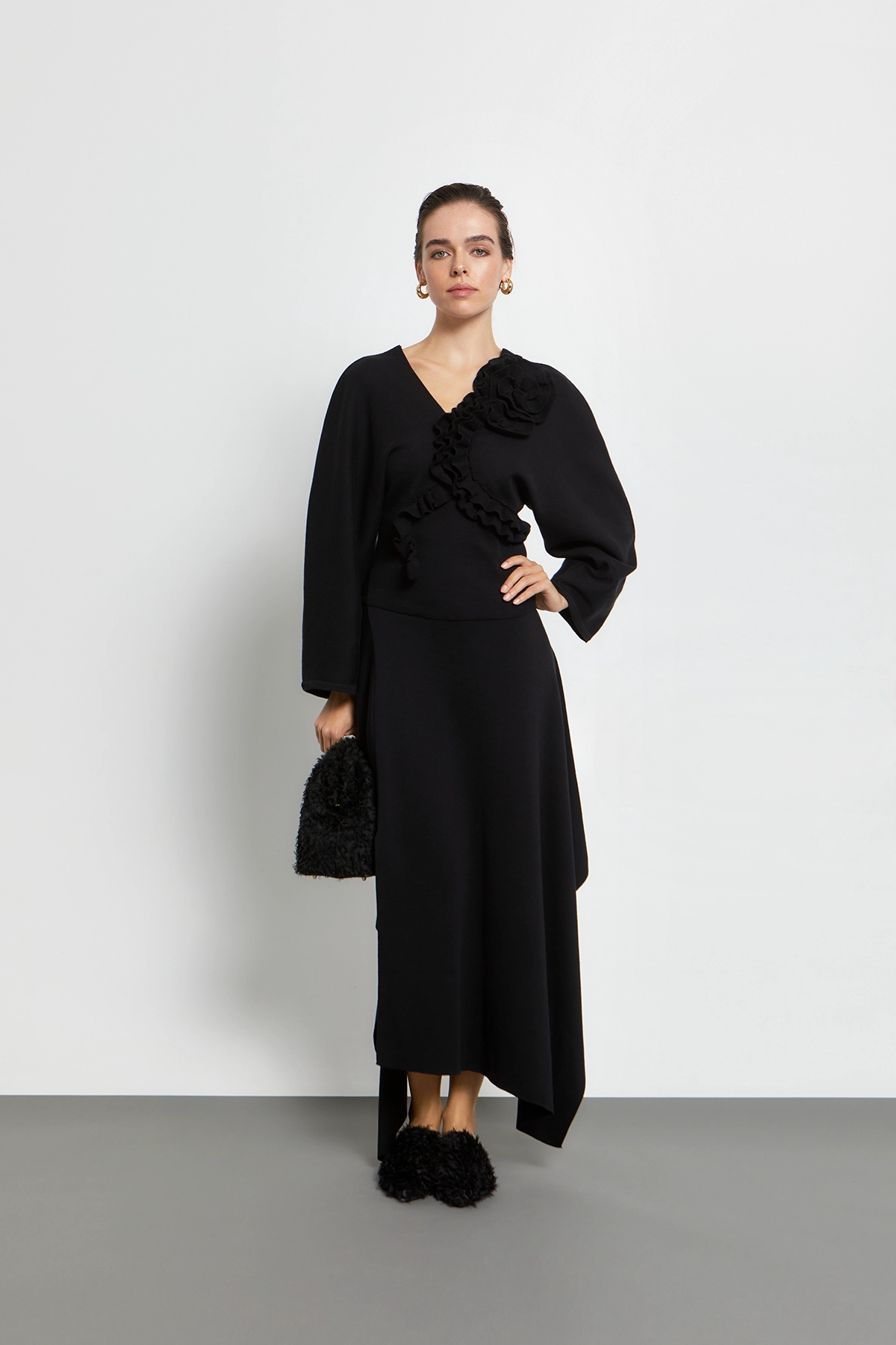 KOURBELA_Skirt_W26915_Black_1